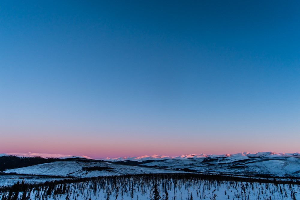 Steese Highway Alpenglow - Frank Stelges - Fairbanks Alaska