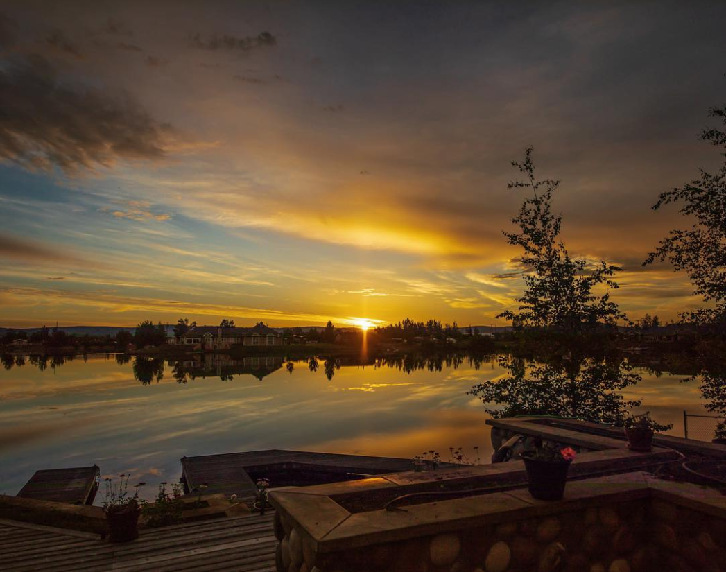 Sunset on Peger Lake - snowedin66